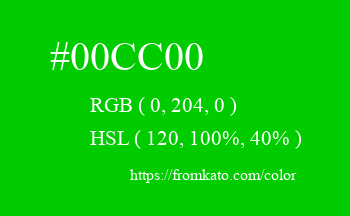 Color: #00cc00