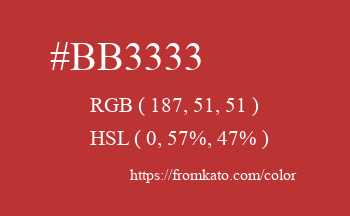 Color: #bb3333