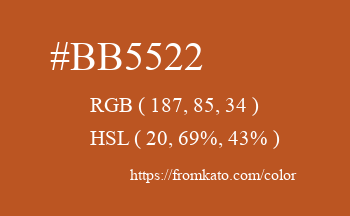 Color: #bb5522