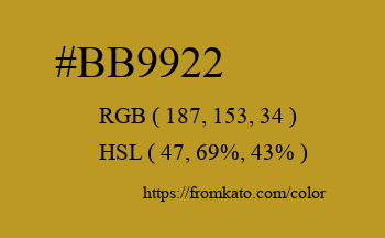 Color: #bb9922