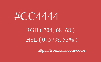 Color: #cc4444