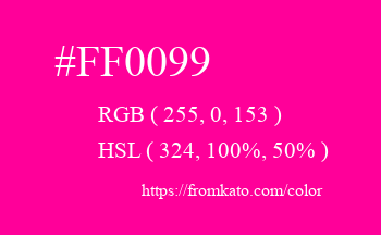 Color: #ff0099