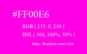 Color: #ff00e6