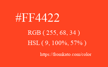 Color: #ff4422