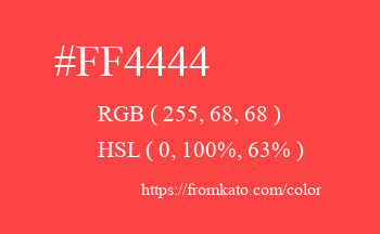 Color: #ff4444