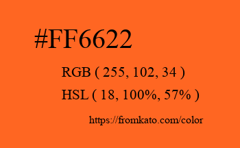 Color: #ff6622