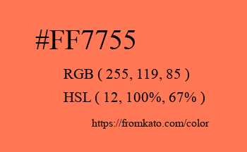 Color: #ff7755