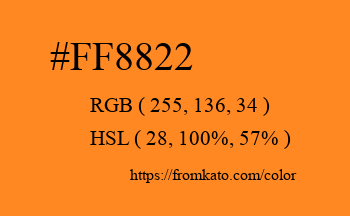Color: #ff8822