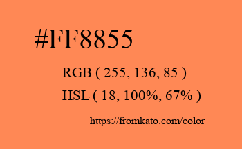 Color: #ff8855