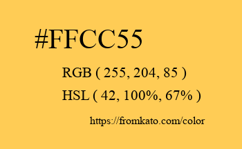 Color: #ffcc55