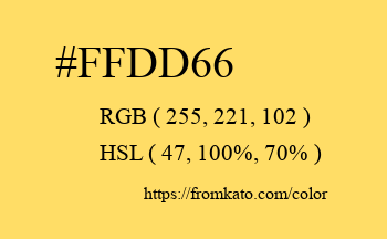 Color: #ffdd66