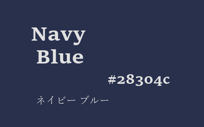 navy blue, #28304c