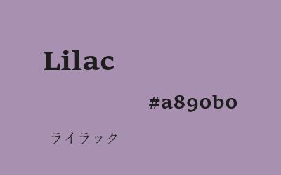 lilac, #a890b0
