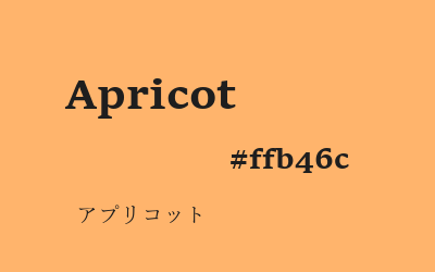 apricot, #ffb46c